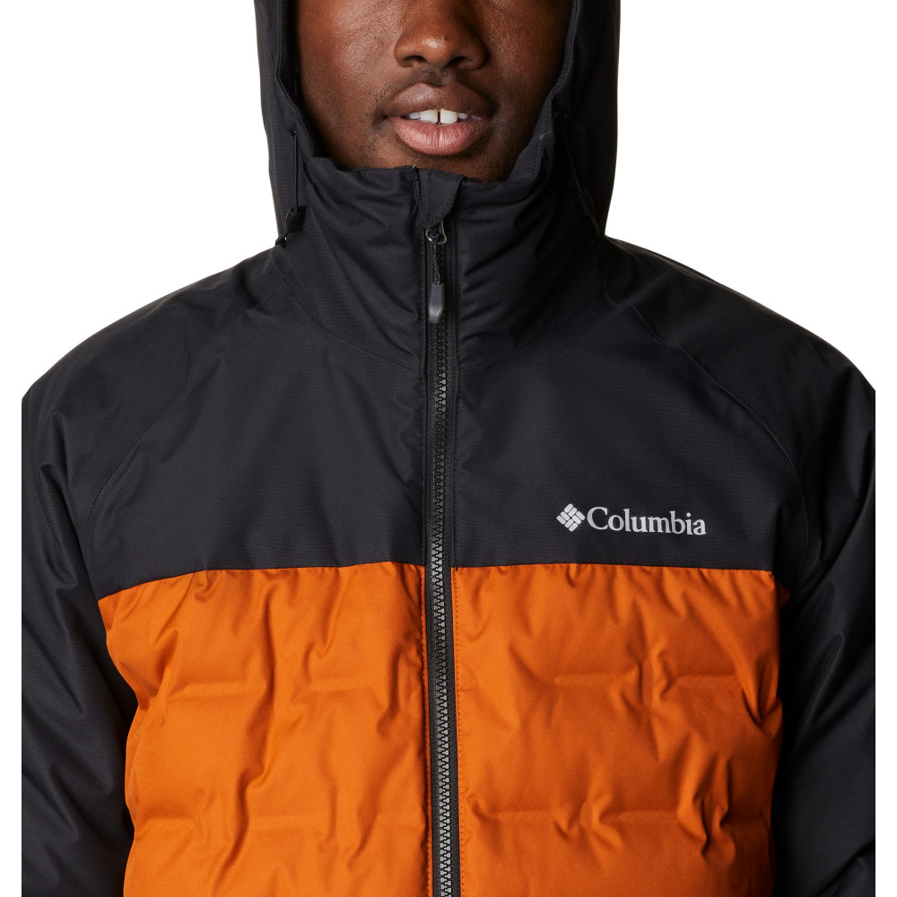 Columbia grand trek ii down hooded jacket