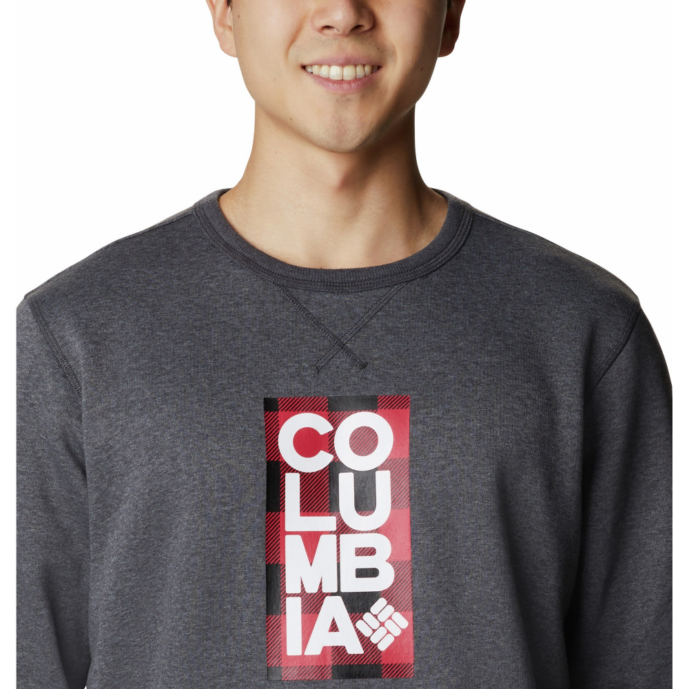 Logo fleece. Columbia logo Fleece Crew. Свитшот Columbia logo. Серый свитшот коламбия. Свитшот Columbia logo Fleece Crew 1884931/451.