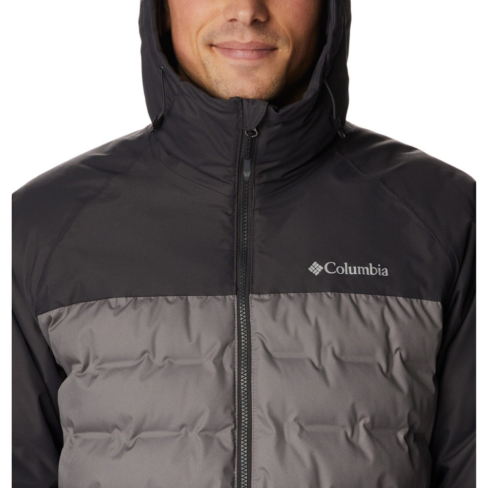 Columbia grand trek ii down hooded jacket