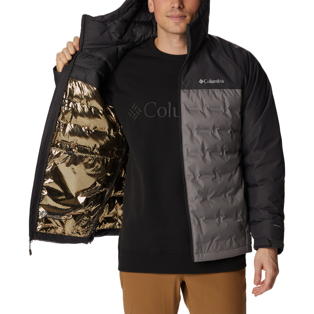 Columbia grand trek ii down hooded jacket