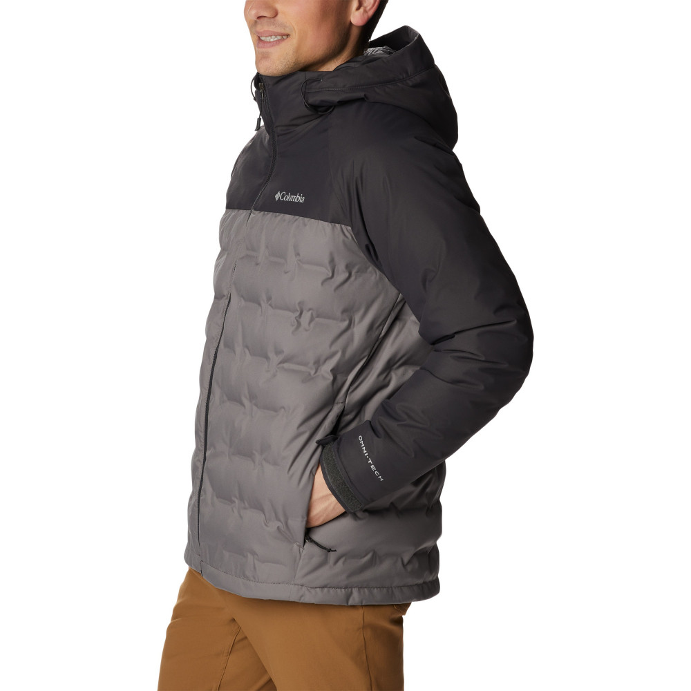 Columbia grand trek ii down hooded jacket