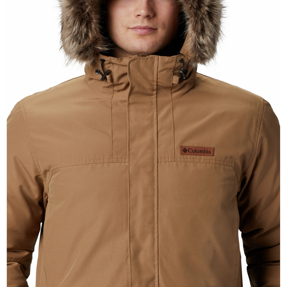 Columbia marquam peak parka. Columbia парка коричневая. Куртка утепленная мужская Columbia Marquam Peak Parka подбор шапки.