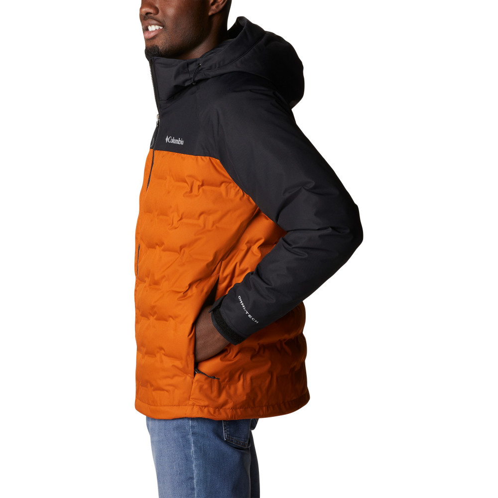 Columbia grand trek ii down hooded jacket